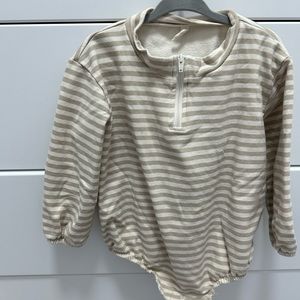 Striped Bubble Romper Quincy Mae